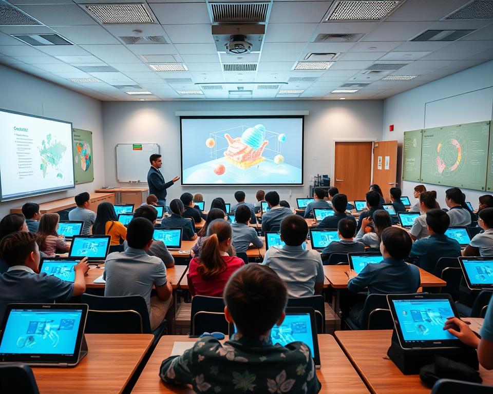 Educação 2030: Tecnologia Transformando Salas de Aula