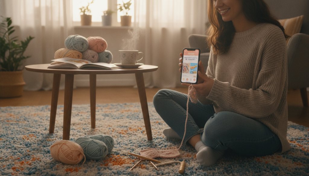 Aprenda a fazer crochê com esse app Aprenda a fazer crochê com esse app