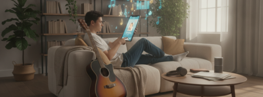 Aprenda a tocar instrumentos pelo celular