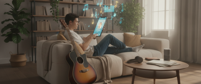 Aprenda a tocar instrumentos pelo celular
