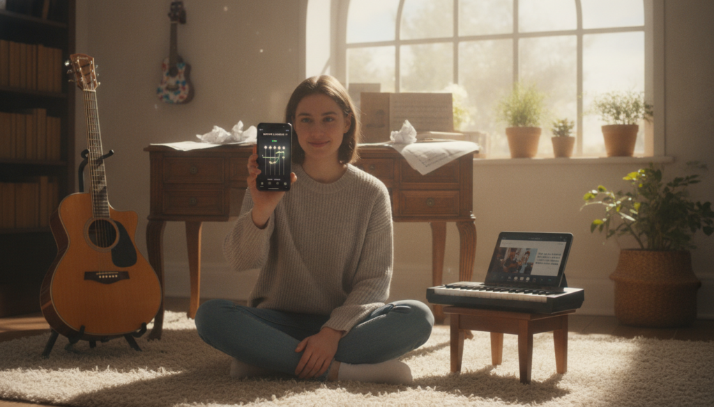 Dicas para aprender tocar instrumentos pelo celular Dicas para aprender tocar instrumentos pelo celular