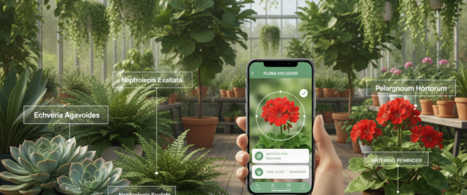 Conheça os tipos de plantas e como cuidar com esse aplicativo