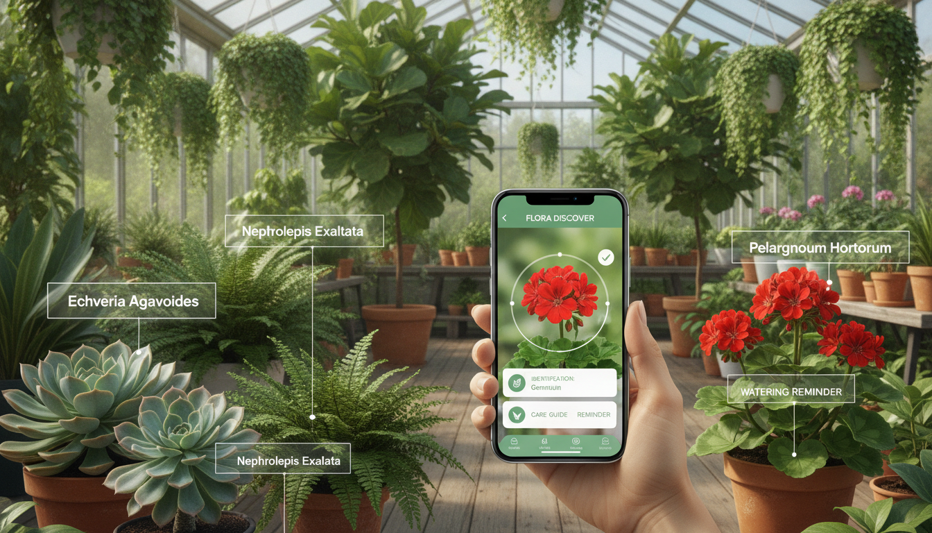 Conheça os tipos de plantas e como cuidar com esse aplicativo