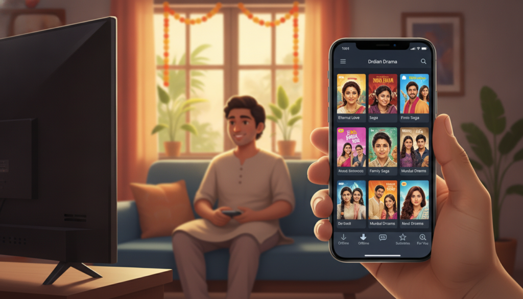 Recursos dos Apps de Streaming de Dramas Indianos