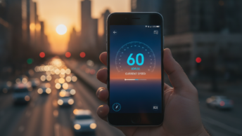 Aplicativou gratuito para saber a sua velocidade real por GPS