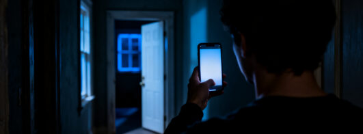 Detector de fantasmas: o app que mapeia figuras no escuro