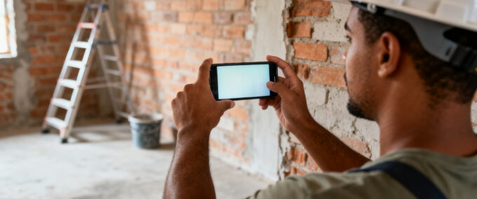 Medir parede pelo celular e gerar a planta na hora