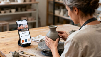 Aprender cerâmica do zero pelo celular com aulas passo a passo