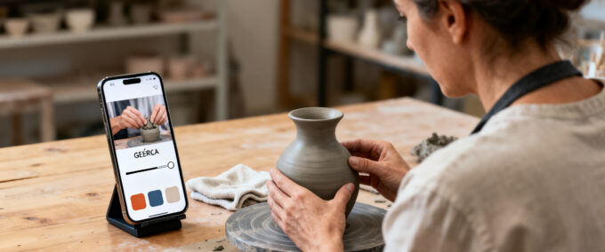 Aprender cerâmica do zero pelo celular com aulas passo a passo