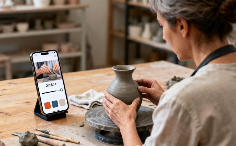 Aprender cerâmica do zero pelo celular com aulas passo a passo